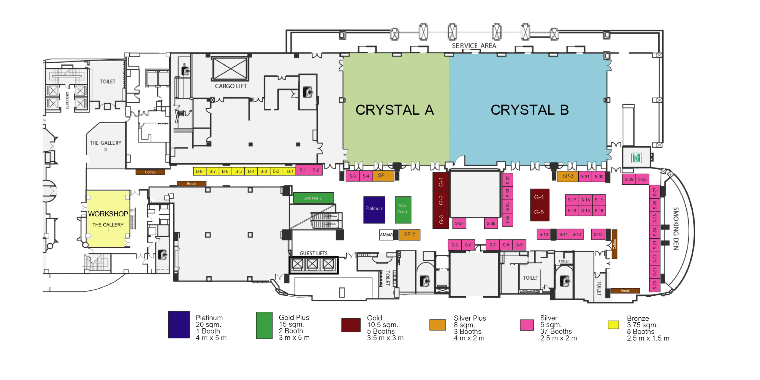 Exhibition floor plan