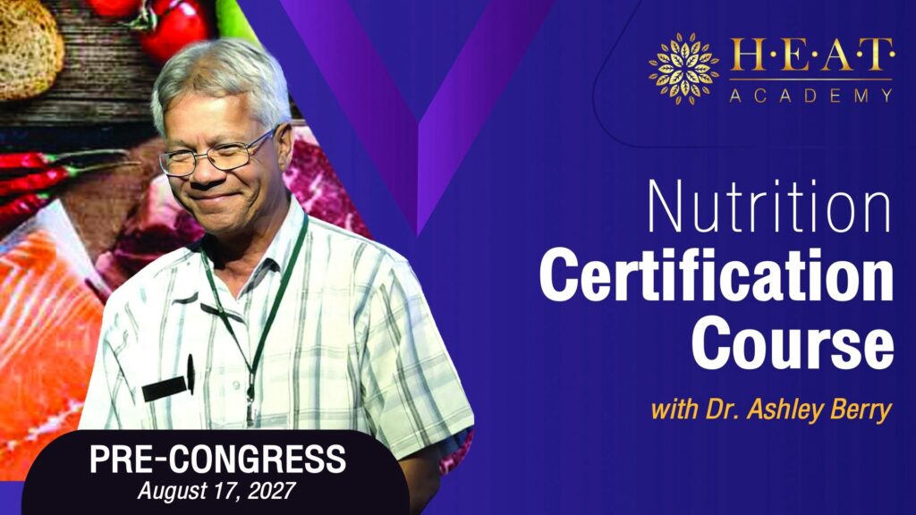 NUTRITION CERTIFICATION COURSE WITH DR. ASHLEY BERRY - August 17, 2027